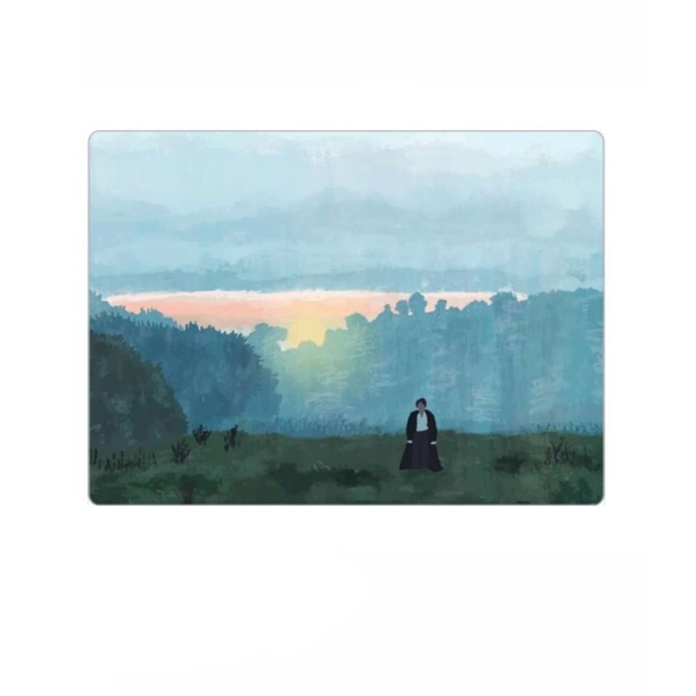 Darcy in the Mist Pride and Prejudice Magnet